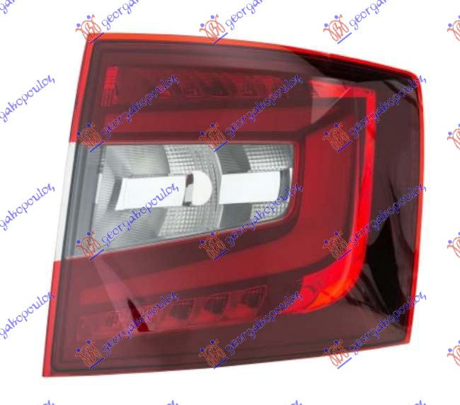STOP LAMPA CELA LED KARAVAN (HELLA) SKODA OCTAVIA 6 2017-2020 (5E3/NL3/NR3/5E5/5E6)