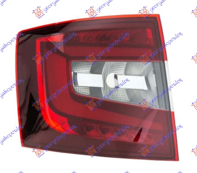 STOP LAMPA CELA LED KARAVAN (HELLA) SKODA OCTAVIA 6 2017-2020 (5E3/NL3/NR3/5E5/5E6)