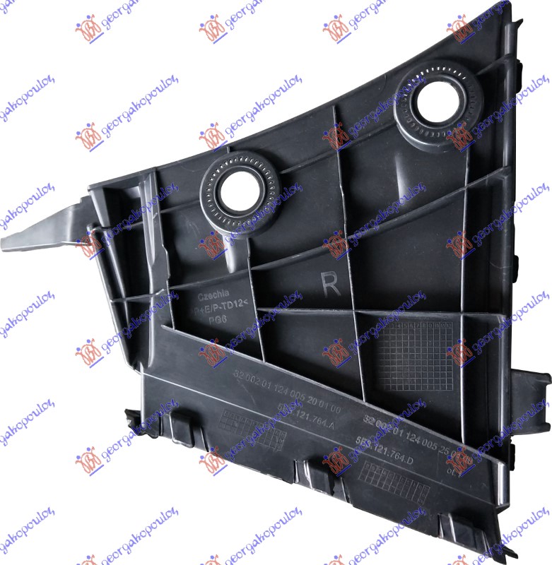 NOSAC PREDNJEG BRANIKA/USMERIVAC VAZDUHA PLASTICNI (RS) SKODA OCTAVIA 7 2020- (NX3/NN3/PV3/NX5/PV5)