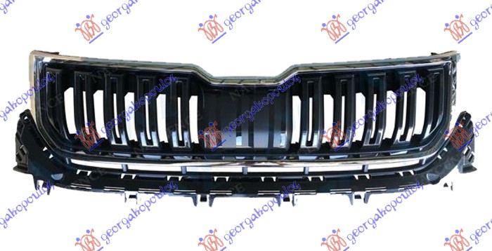 PVC MASKA CRNA (HROM OKVIR) (POKLOPAC TEMPOMATA) SKODA KODIAQ I 2016-2021 (NS6/NS7/NV7)