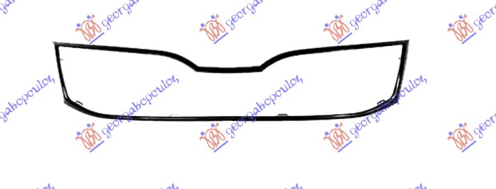 OKVIR PVC MASKE CRNI SKODA KODIAQ I 2016-2021 (NS6/NS7/NV7)