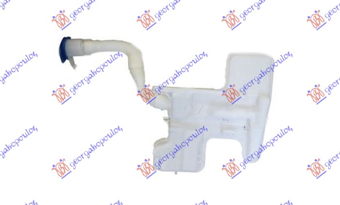 POSUDA ZA TECNOST BRISACA  (7 LT) (OTVOR ZA 2 PUMPE) (OTVOR ZA SENZOR) (POKLOPAC) (ULAZ) VW TIGUAN 2016-2020 (AD1/AX1)