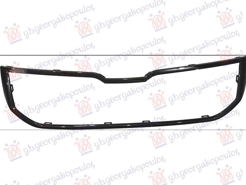 OKVIR PVC MASKE CRNI SKODA KAROQ 2017-2021 (NU7/ND7)