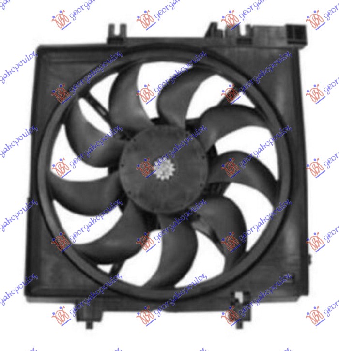 VENTILATOR KOMPLET (2.0 TURBO) (335mm) (2 PIN) SUBARU IMPREZA 2012-2017 (GD/GJ/GP/GR/GH/G3)