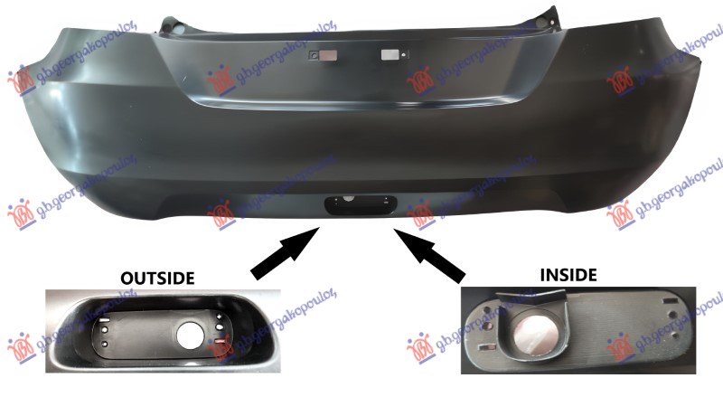 ZADNJI BRANIK PM SUZUKI SWIFT H/B 2011-2014 (FZ/NZ)