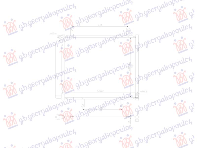 HLADNJAK KLIME 1.5 BENZIN (570x630x12) SUZUKI JIMNY 2018- (A6G)