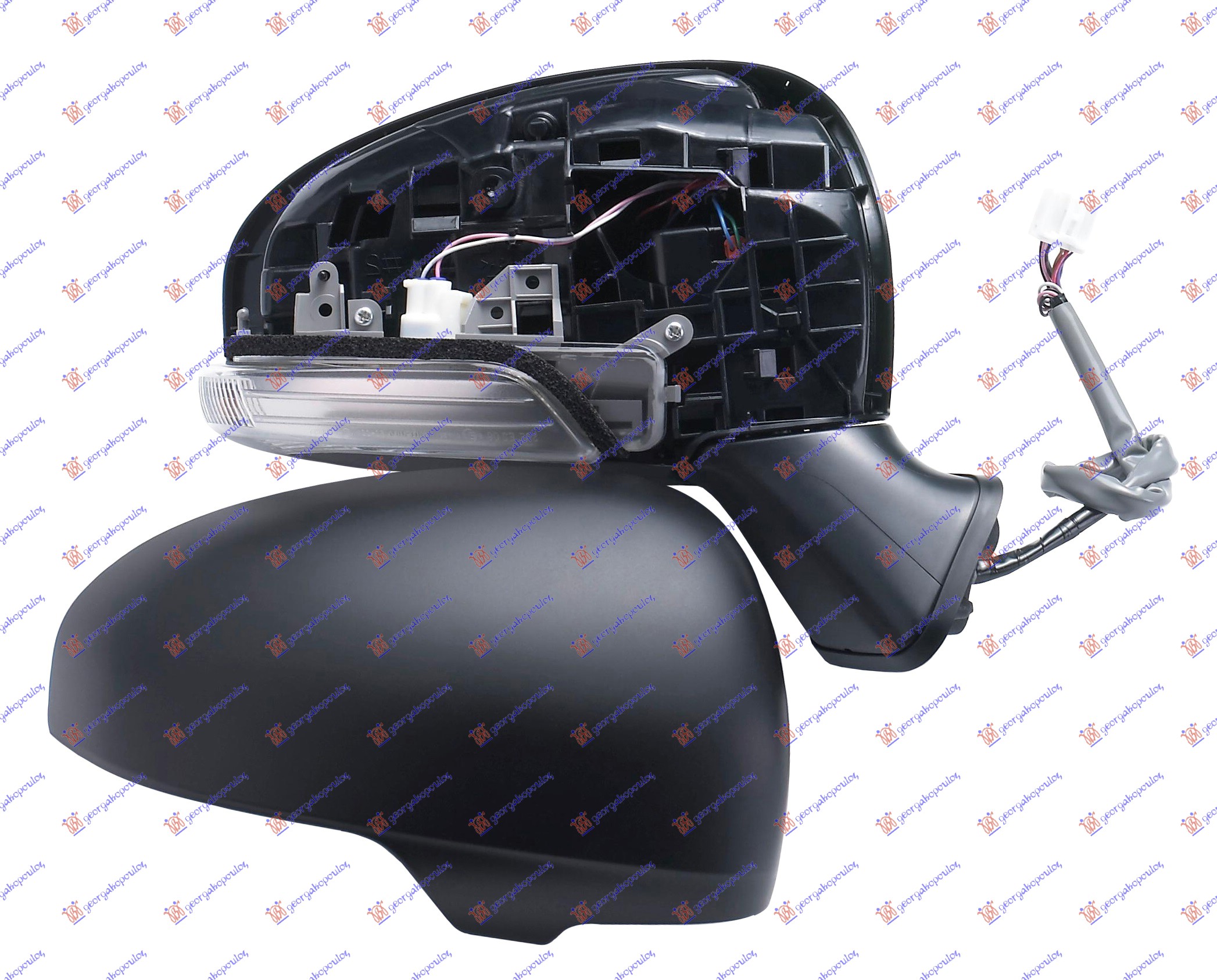 RETROVIZOR ELEKTRICNI SA GREJACEM PM (MIGAVAC) TOYOTA PRIUS 2012-2016 (W4)