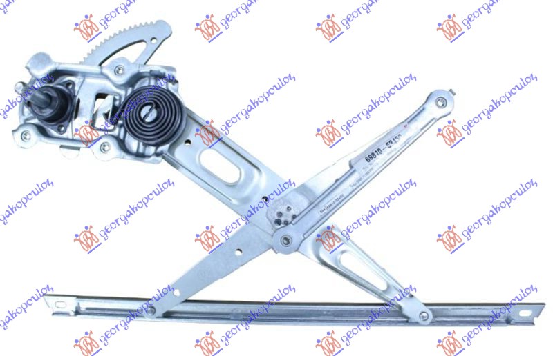 PODIZAC PREDNJEG PROZORA MEHANICKI (FRANCUSKA) TOYOTA YARIS III 2017-2020 (P13)