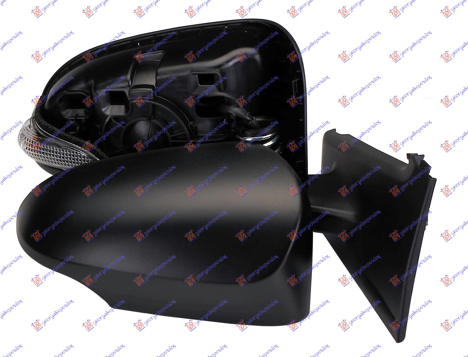 RETROVIZOR MEHANICKI PM (MIGAVAC) (A KVALITET) (KONVEKSNO STAKLO) TOYOTA YARIS III 2011-2014 (P13)