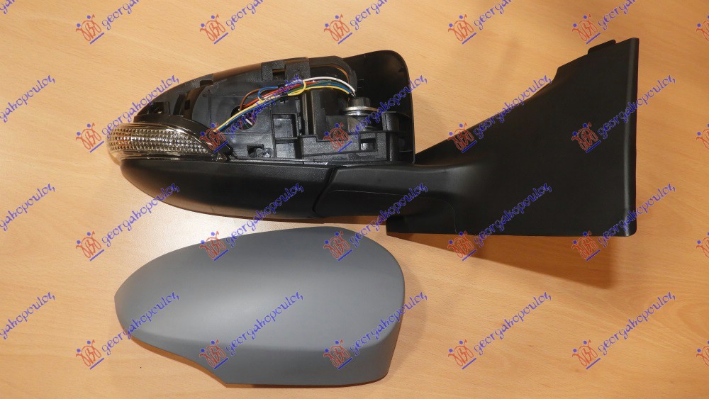 RETROVIZOR ELEKTRICNI SA GREJACEM PM (MIGAVAC) (KONVEKSNO STAKLO) TOYOTA YARIS III 2011-2014 (P13)