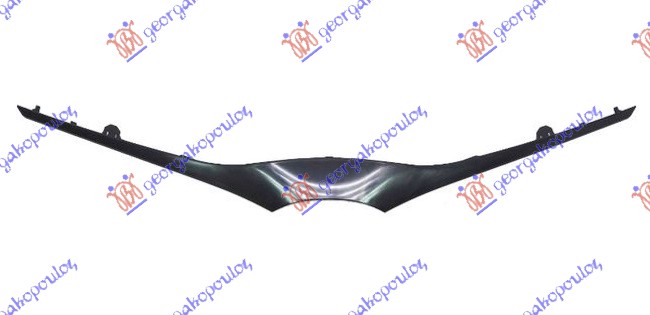 LAJSNA PVC MASKE GORNJA SJAJ-CRNA TOYOTA YARIS III 2014-2017 (P13)