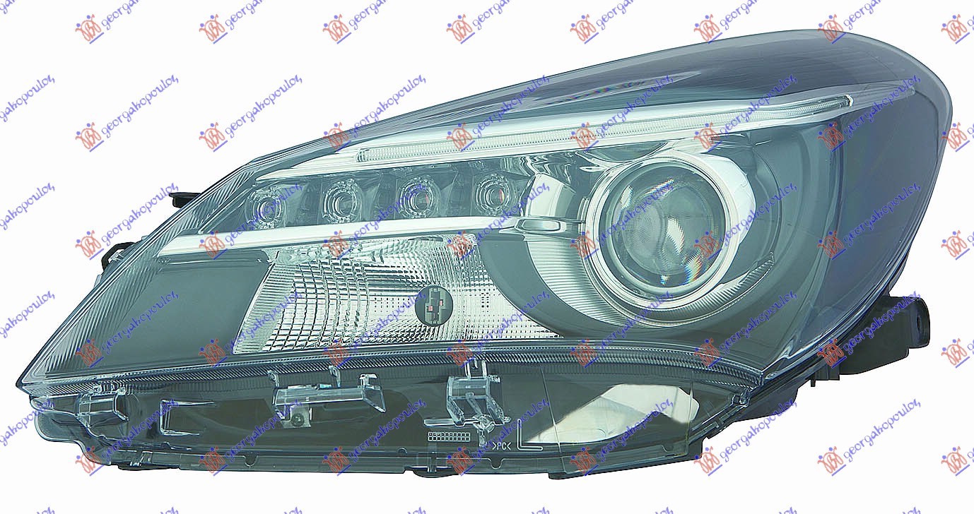 FAR ELEKTRICNI (HIR2) SA LED DNEVNIM SVETLOM (DEPO) TOYOTA YARIS III 2014-2017 (P13)