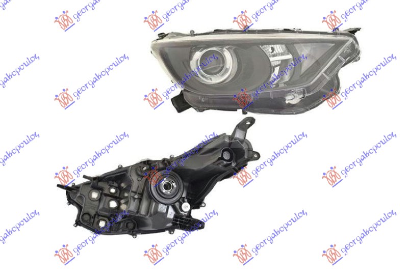 FAR ELEKTRICNI SA LED DNEVNIM SVETLOM (DEPO) MAZDA 2 HYBRID 2022- (KB)