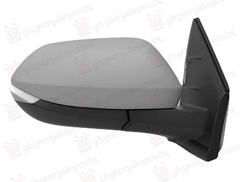 RETROVIZOR ELEKTRICNI SA GREJACEM PM (MIGAVAC) (5 PIN) (KONVEKSNO STAKLO) MAZDA 2 HYBRID 2022- (KB)