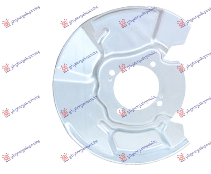 ZASTITA PREDNJEG KOCIONOG DISKA TOYOTA LAND CRUISER PRADO 120 2002-2011 (J12)