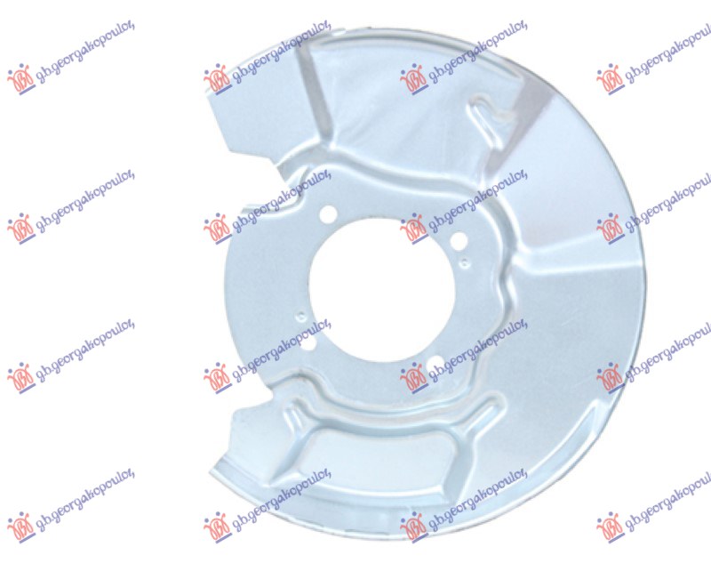 ZASTITA PREDNJEG KOCIONOG DISKA TOYOTA LAND CRUISER PRADO 120 2002-2011 (J12)
