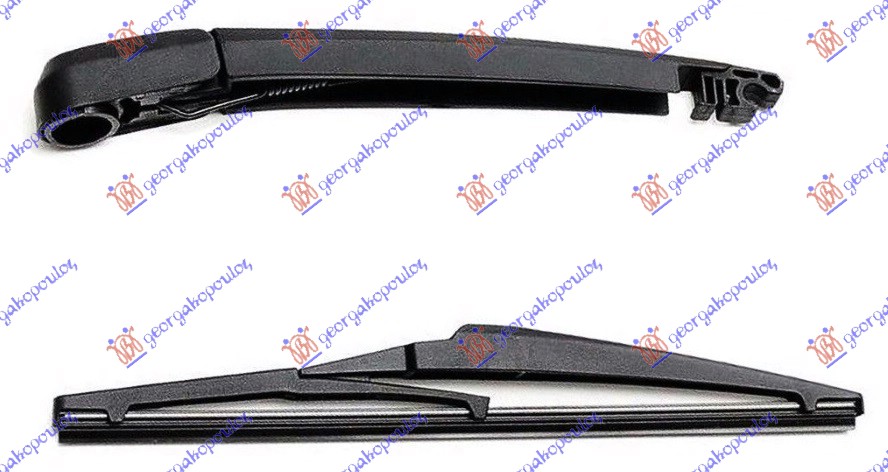ZADNJI BRISAC KOMPLET 305mm TOYOTA LAND CRUISER V8 200 2015-2021 (J14)