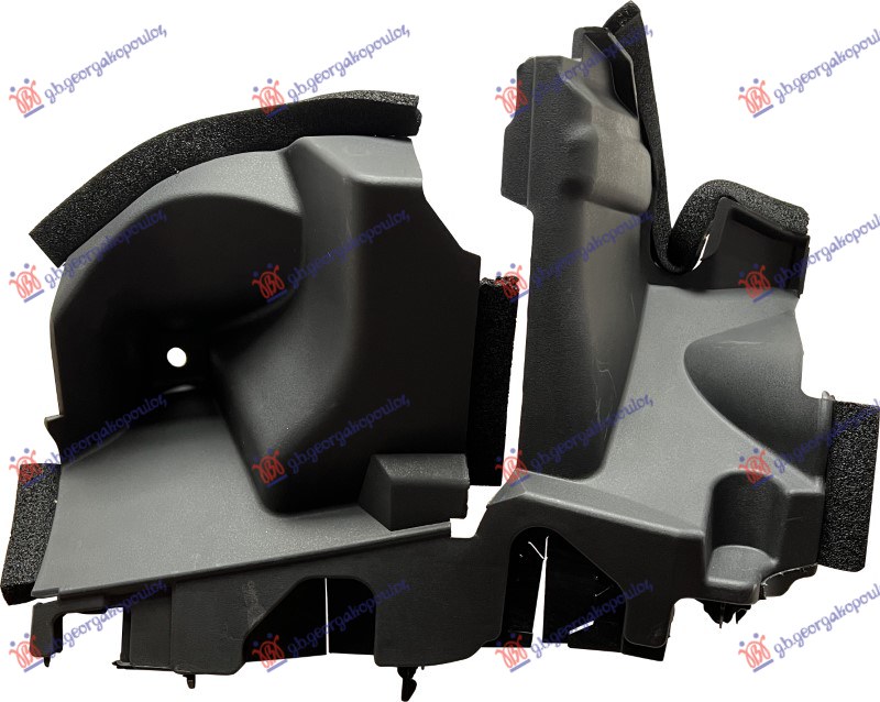 POKLOPAC HLADNJAKA VERTIKALNI PLASTICNI TOYOTA LAND CRUISER PRADO 2017-2024 (J15)