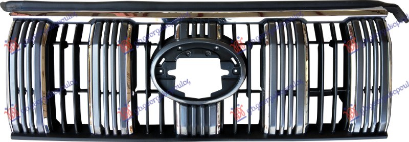 PVC MASKA HROM/SREBRNA TOYOTA LAND CRUISER PRADO 2017-2024 (J15)