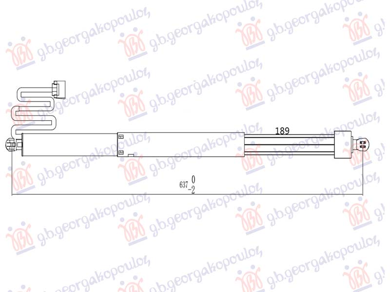 AMORTIZER GEPEK VRATA ELEKTRICNI TOYOTA LAND CRUISER 2021- (J15)