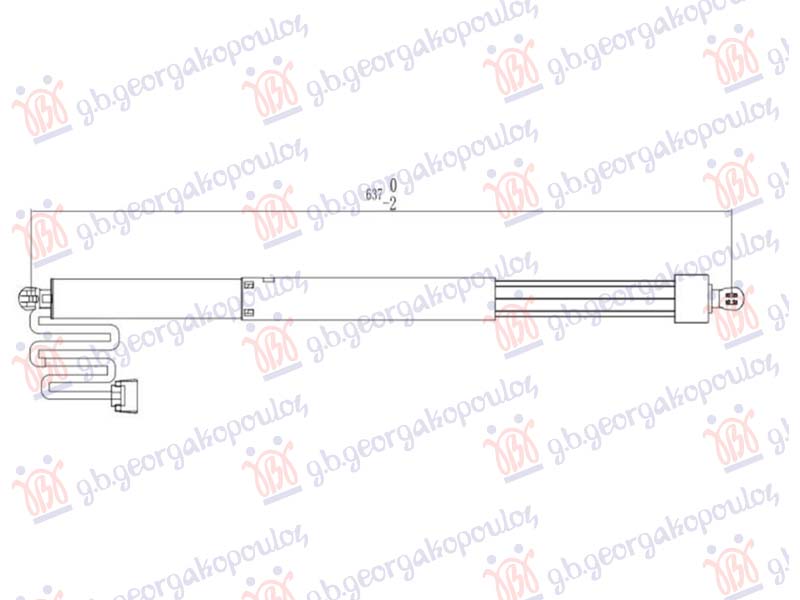AMORTIZER GEPEK VRATA ELEKTRICNI TOYOTA LAND CRUISER 2021- (J15)