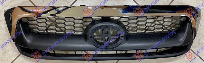 PVC MASKA KOMPLET HROM/CRNA TOYOTA HI-LUX 2WD/4WD 2009-2012 (N1/N2/N3)