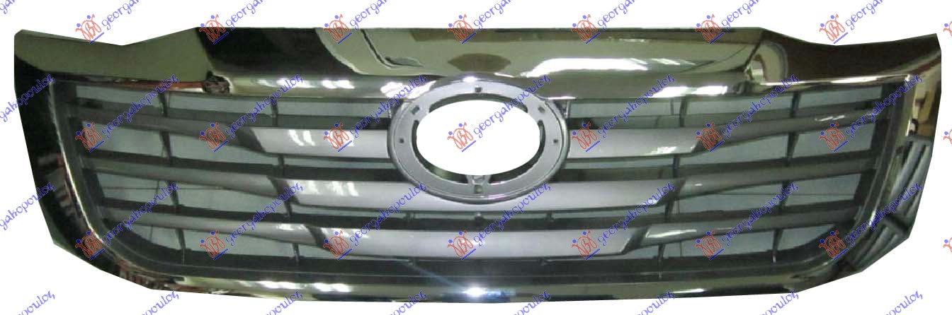 PVC MASKA HROM/SIVA TOYOTA HI-LUX 2WD/4WD 2012-2015 (N1/N2/N3)