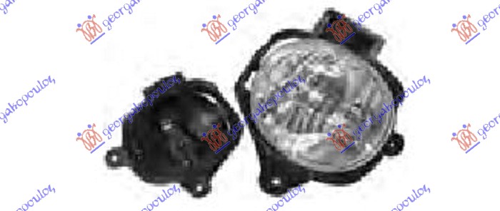 MAGLENKA KOMPLET SA OKVIROM TOYOTA HI-LUX 2WD/4WD 2012-2015 (N1/N2/N3)