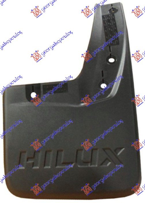 ZASTITA OD BLATA (ZAVESICA) ZADNJA (4WD) TOYOTA HI-LUX 2WD/4WD 2015-2020 (N1)