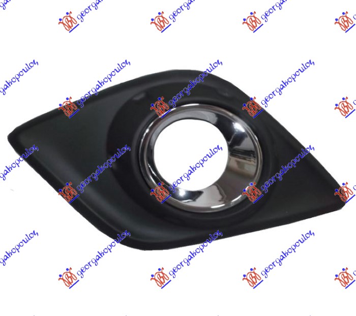 RESETKA PREDNJEG BRANIKA (SA MAGLENKOM) (HROM OKVIR) TOYOTA HI-LUX 2WD/4WD 2020-
