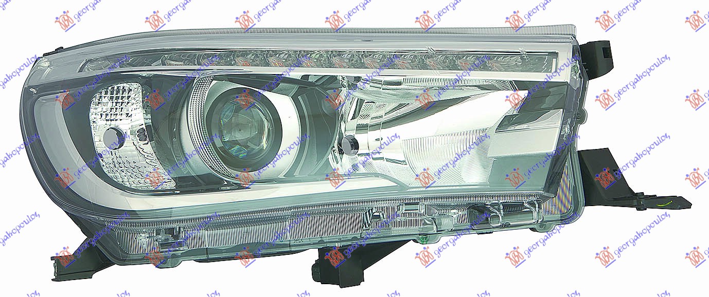 FAR ELEKTRICNI (HB3) SA LED DNEVNIM SVETLOM (DEPO) TOYOTA HI-LUX 2WD/4WD 2015-2020 (N1)