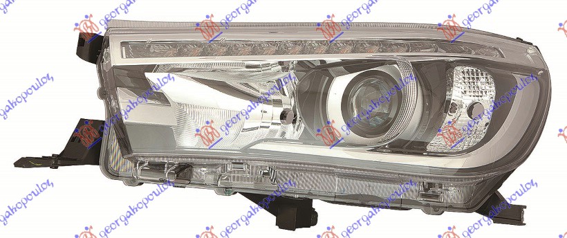 FAR ELEKTRICNI (HB3) SA LED DNEVNIM SVETLOM (TYC) TOYOTA HI-LUX 2WD/4WD 2015-2020 (N1)