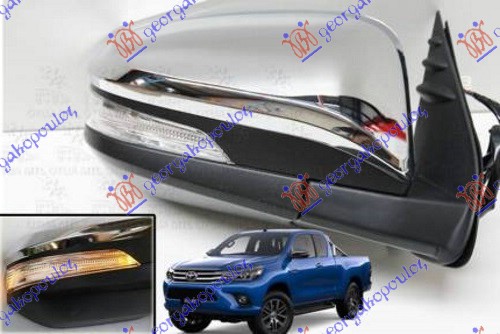 MIGAVAC U RETROVIZORU TOYOTA HI-LUX 2WD/4WD 2020-
