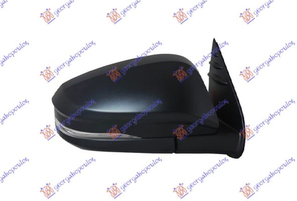RETROVIZOR ELEKTRICNI CRNI (MIGAVAC) (A KVALITET) (KONVEKSNO STAKLO) TOYOTA HI-LUX 2WD/4WD 2020-