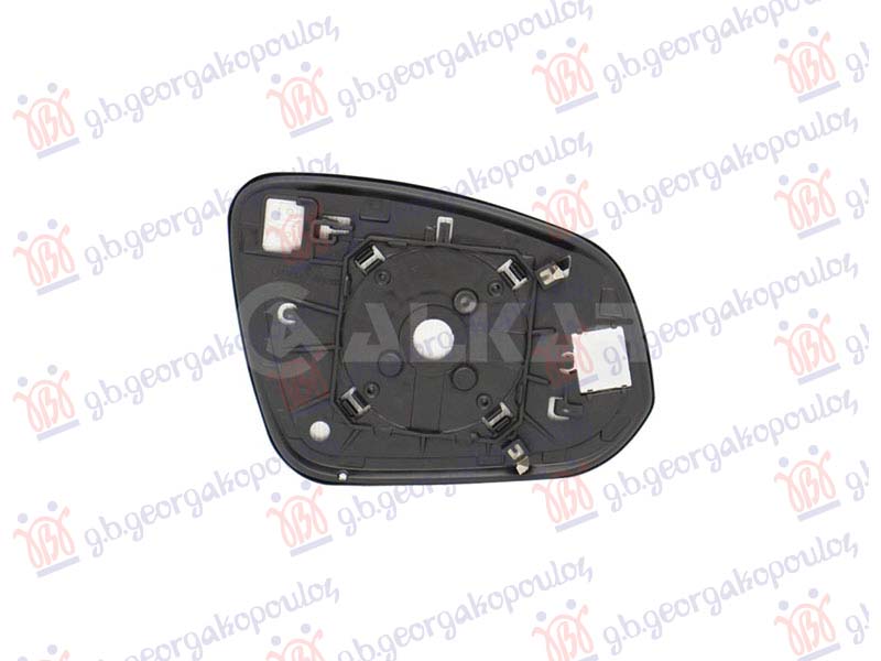 STAKLO RETROVIZORA SA GREJACEM (2 PIN) (KONVEKSNO) TOYOTA HI-LUX 2WD/4WD 2015-2020 (N1)