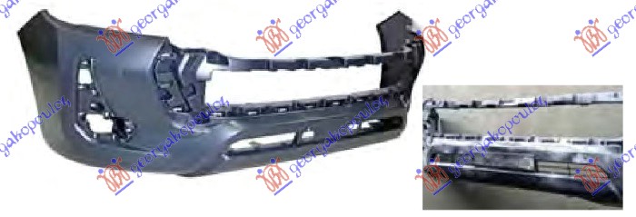 PREDNJI BRANIK (SA INTEGRISANOM RESETKOM) (DUPLA KABINA) TOYOTA HI-LUX 2WD/4WD 2020-