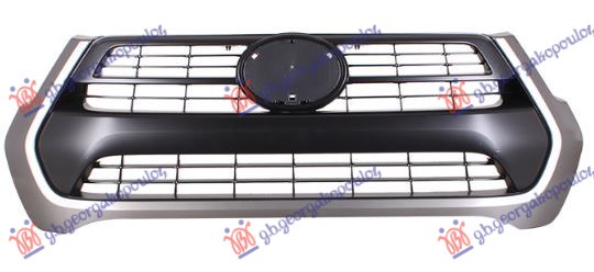 PVC MASKA CRNA (SREBRNI OKVIR TOYOTA HI-LUX 2WD/4WD 2020-
