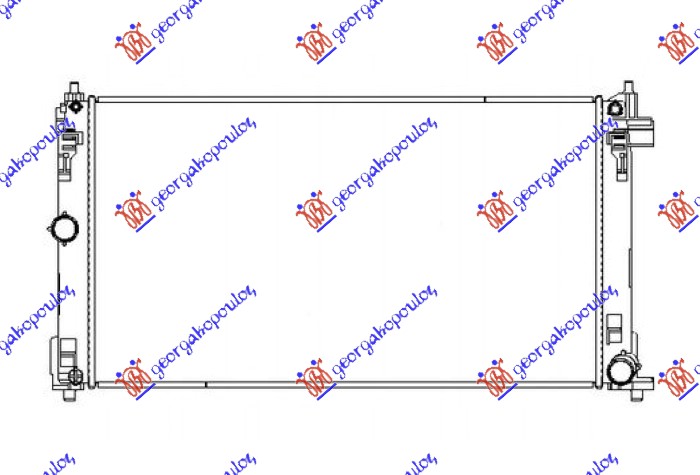 HLADNJAK MOTORA 1.2 TURBO BENZIN (675x375x26) (KOYO) TOYOTA C-HR 2019-2023 (X1)