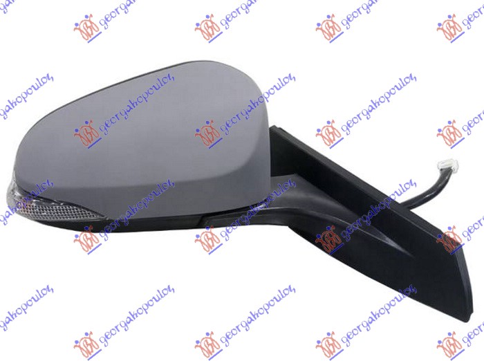 RETROVIZOR ELEKTRICNI SA GREJACEM PM (ELEKTRO-SKLOPIV) (MIGAVAC) (SVETLO) (MRTAV UGAO) TOYOTA C-HR 2019-2023 (X1)