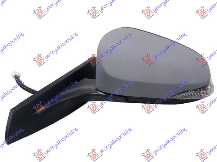 RETROVIZOR ELEKTRICNI SA GREJACEM PM (ELEKTRO-SKLOPIV) (MIGAVAC) (SVETLO) (MRTAV UGAO) TOYOTA C-HR 2019-2023 (X1)