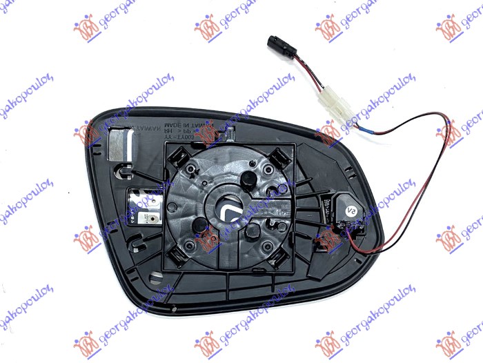STAKLO RETROVIZORA SA GREJACEM (MRTAV UGAO) (KONVEKSNO) TOYOTA RAV 4 2019-2025 (XA50/A5/H5)