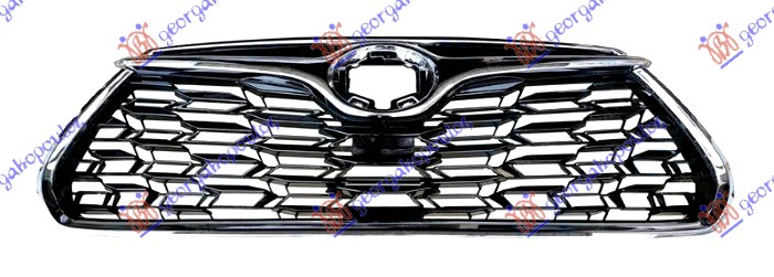 PVC MASKA SA HROM LAJSNOM TOYOTA HIGHLANDER 2020- (GSU7/AXUH7/TXUA7)