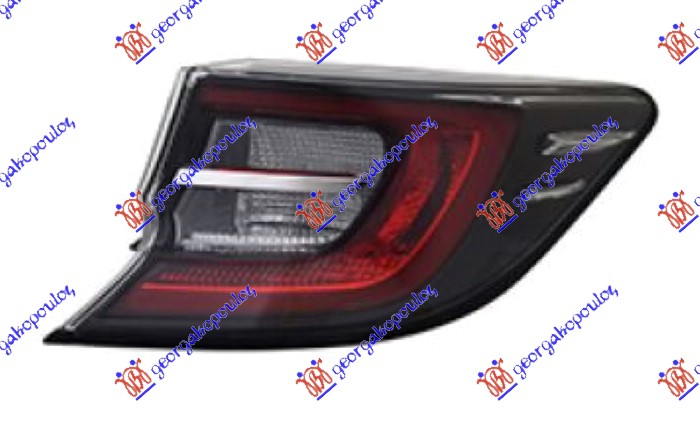 STOP LAMPA SPOLJASNJA LED (H/B) TOYOTA COROLLA H/B - S/W 2018-2023 (E21)