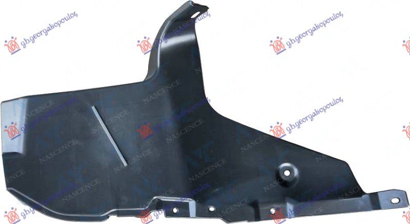 ZADNJE POTKRILO PLASTICNO (ZAVESICA) TOYOTA COROLLA CROSS I FL 24-