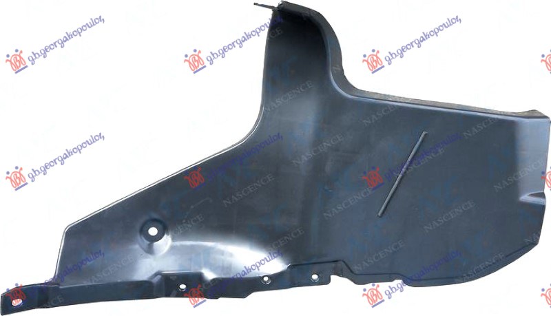 ZADNJE POTKRILO PLASTICNO (ZAVESICA) TOYOTA COROLLA CROSS I FL 24-