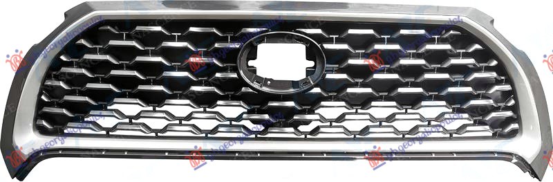 PVC MASKA (SREBRNI OKVIR) TOYOTA COROLLA CROSS I 2022- (ZVG1/ZSG1/MXGH1)