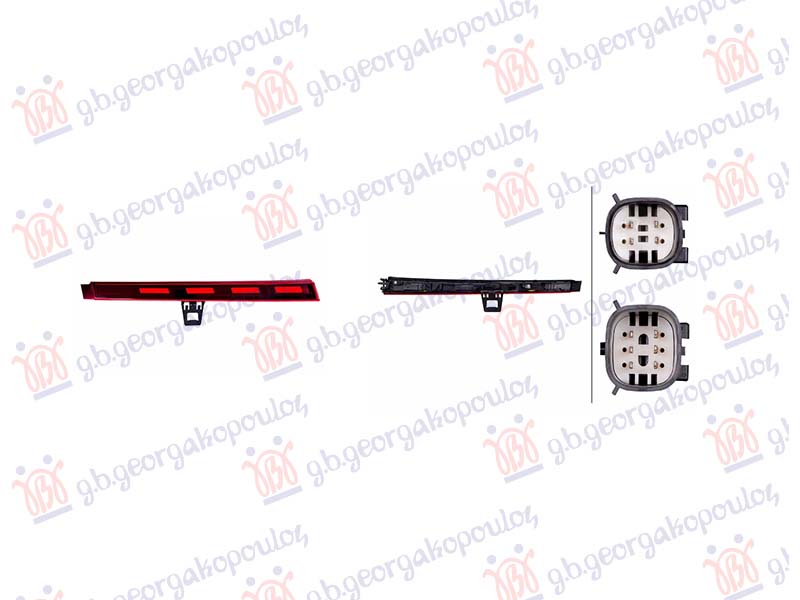 STOP LAMPA GORNJA LED (HELLA) VOLVO C40 2021- (539)