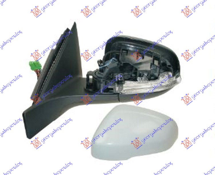 RETROVIZOR ELEKTRICNI SA GREJACEM PM (MIGAVAC) (SENZOR) (ASFERICNO STAKLO) VOLVO S80 2013- (124)