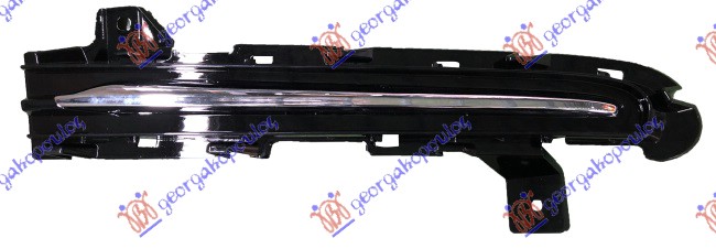 RESETKA PREDNJEG BRANIKA PM SA HROM LAJSNOM VOLVO V40 2012- (525/526)