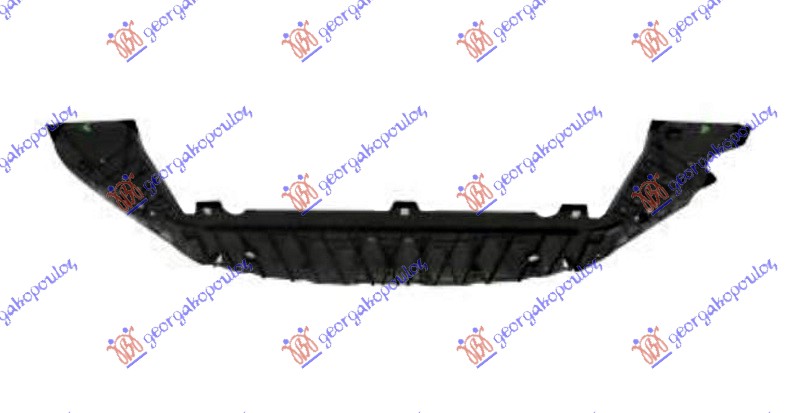 ZASTITA MOTORA ISPOD BRANIKA PLASTICNA VOLVO XC60 2013-2017 (156)
